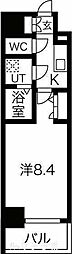 エスリード泉プレステージ 1Kの間取図画像