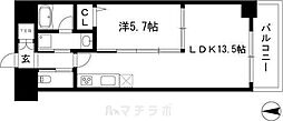 ラヴィータ泉 1LDKの間取図画像