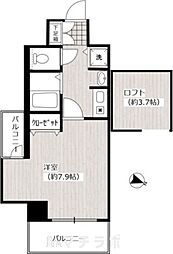 プレサンス名古屋駅前アクシス 1Kの間取図画像