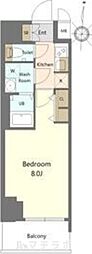 S-RESIDENCE高岳bresa(ブレサ) 1Kの間取図画像