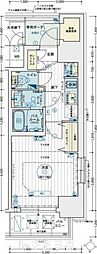 エステムコート名古屋新栄アクシス 1Kの間取図画像