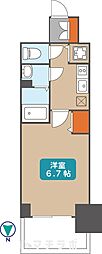 プレサンス金山デュアル 1Kの間取図画像