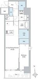 ロイジェント日吉 1LDKの間取図画像