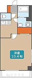 サクシードMt.1金山 1Kの間取図画像