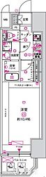 CRESTTAPP金山 1Kの間取図画像