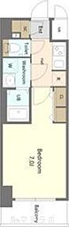 S-RESIDENCE名古屋菊井aline 1Kの間取図画像