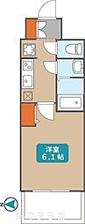 プレサンス太閤通ファシール 1Kの間取図画像