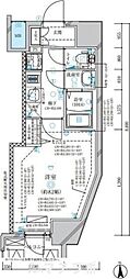 ディアレイシャス名古屋中村公園 1Kの間取図画像