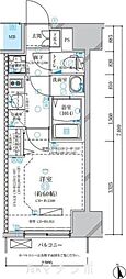 ディアレイシャス名古屋浄心 1Kの間取図画像