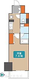 パークアクシス新栄 1Kの間取図画像