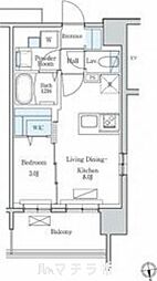 デュオフラッツ栄 1LDKの間取図画像