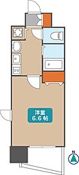 プレサンス名古屋駅前ヴェルロード 1Kの間取図画像