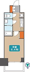 プレサンス名駅南エディフィス 1Kの間取図画像