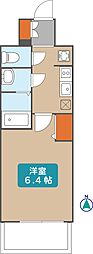 プレサンスTHE新栄 1Kの間取図画像