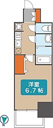 プレサンス大曽根駅前ファースト 1Kの間取図画像