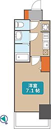 プレサンス上前津グレース 1Kの間取図画像