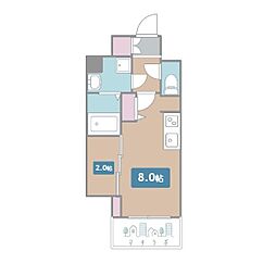 ストーリア名古屋城西 1LDKの間取図画像