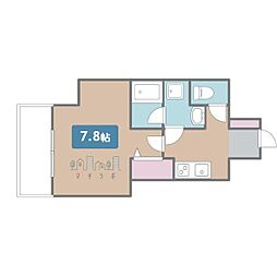 E-city大須 1Kの間取図画像