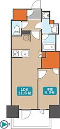 名古屋市西区幅下2丁目マンション 1LDKの間取図画像