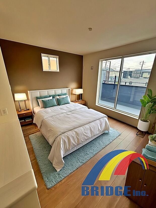 明るい雰囲気で落ち着く空間