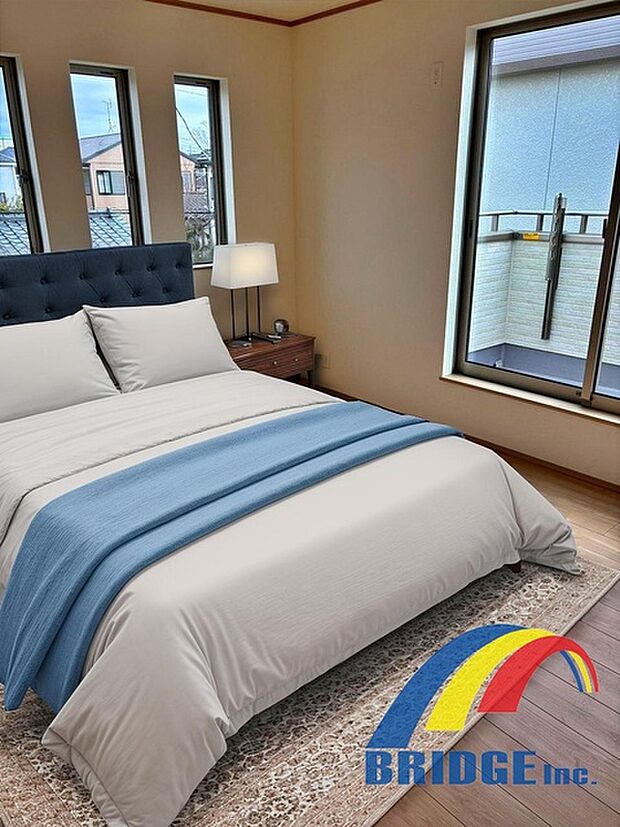 明るい雰囲気で落ち着く空間