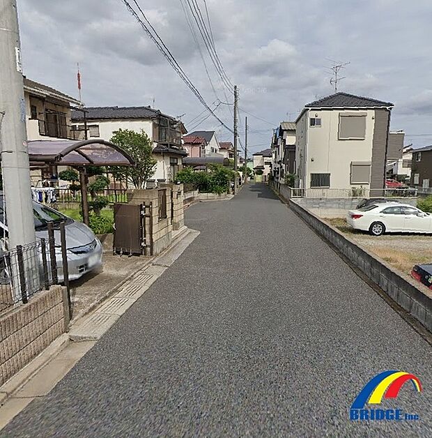 前面道路です。