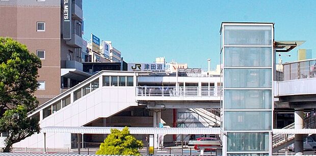 JR総武線津田沼駅（1840m）