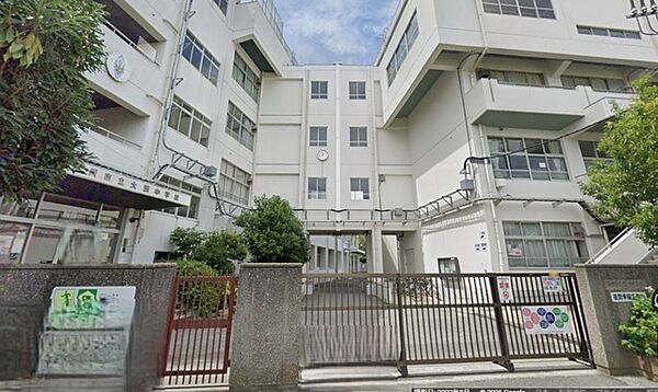 大洲中学校（140m）