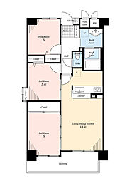 間取図画像 3LDK