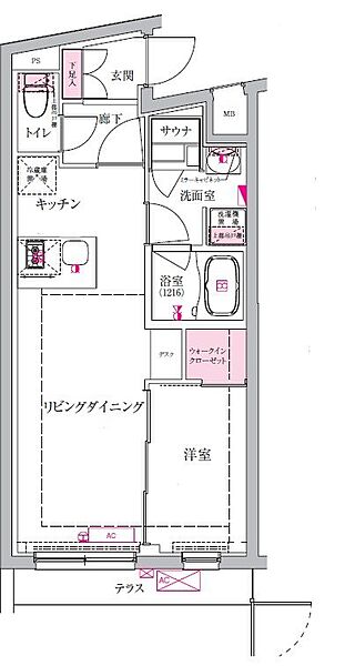 同じ建物の物件間取り写真 - ID:213102051384