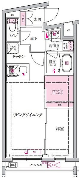 同じ建物の物件間取り写真 - ID:213102051385