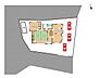その他：【区画図】縦列3台停められます。