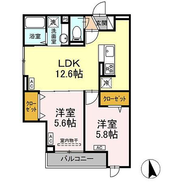 同じ建物の物件間取り写真 - ID:213102721973