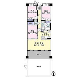 間取図画像 3LDK