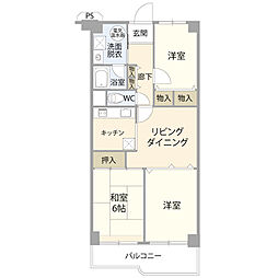 間取図画像 3LDK