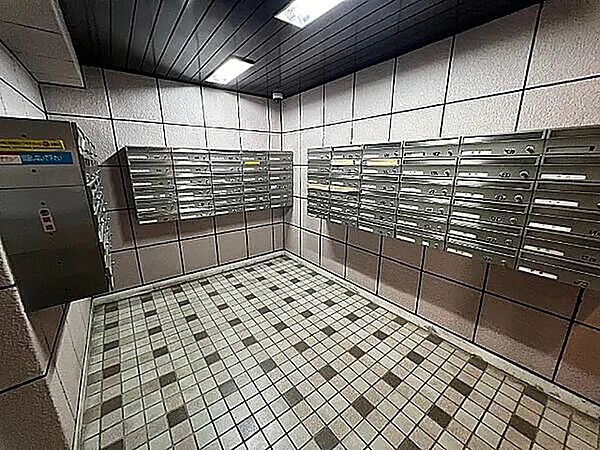 清掃の整った共用部分(メールボックス)です