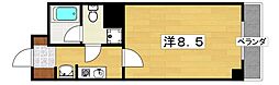 アメニティサンライズ 1Kの間取図画像