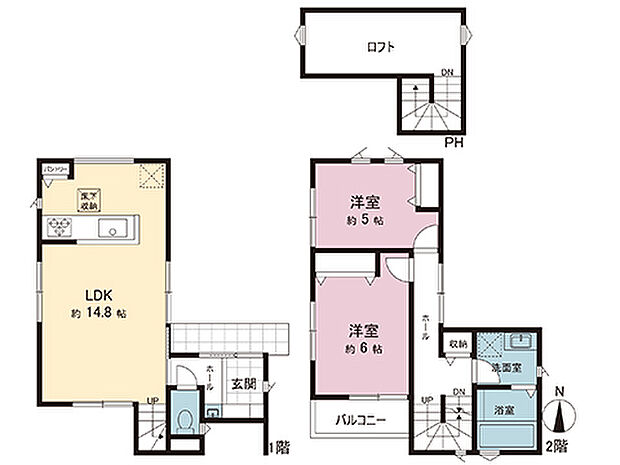 間取図です。図面と異なる場合は現況を優先させていただきます。