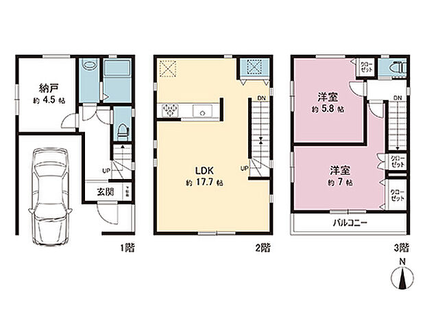 間取図です。図面と異なる場合は現況を優先させていただきます。