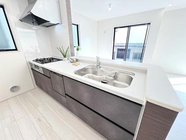 料理の時間が楽しくなるキッチンスペースです。