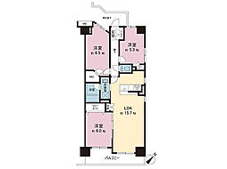 モアクレストアクゼス新横浜 3LDKの間取図画像