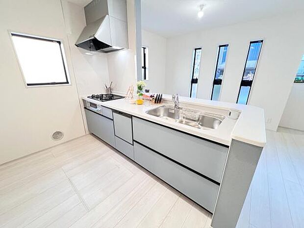 料理の時間が楽しくなるキッチンスペースです。