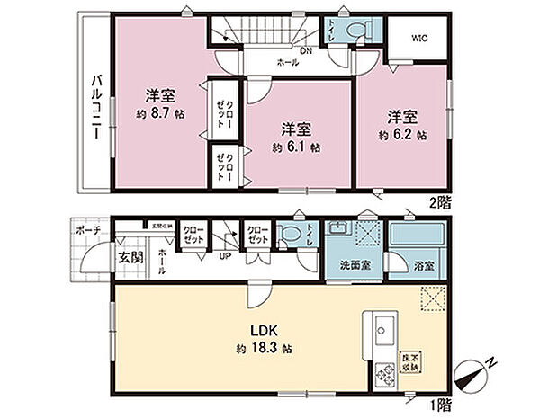 間取図です。図面と異なる場合は現況を優先させていただきます。