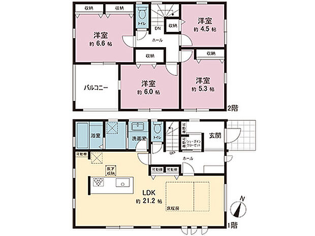 間取図です。図面と異なる場合は現況を優先させていただきます。