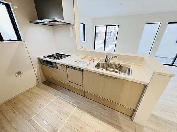 料理の時間が楽しくなるキッチンスペースです。