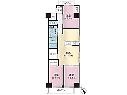 間取図画像 3LDK