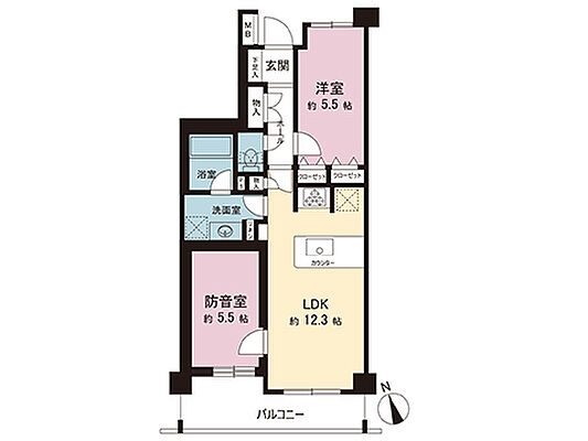 間取り ライフレビュー綱島東 2階/-