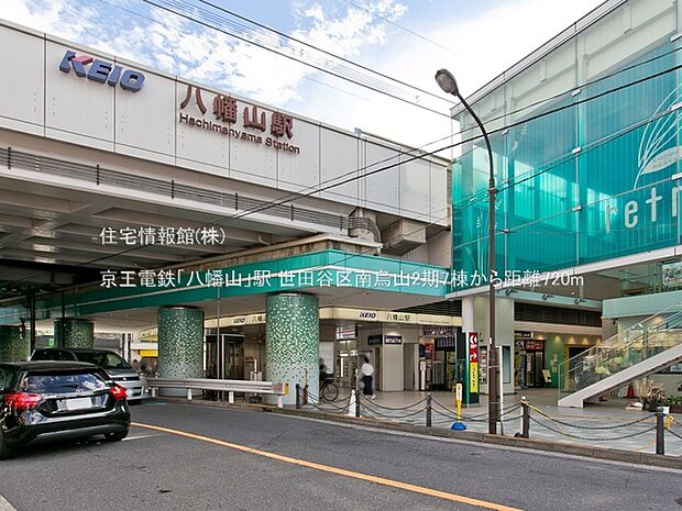 京王電鉄「八幡山」駅まで約720m(徒歩9分)