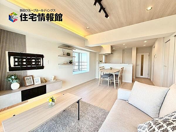 リビングダイニングになります。ご家族そろっての素敵な空間になりそうですね。