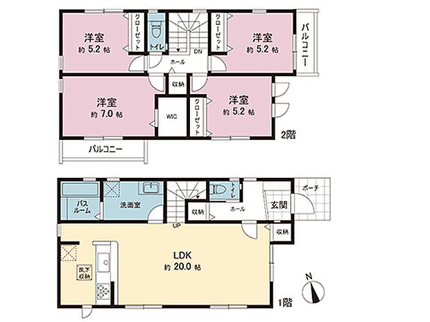 間取図です。図面と異なる場合は現況を優先させていただきます。
